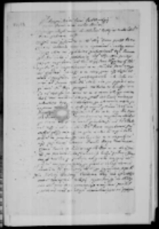 List Sapiehy Łukasza do Lwa Sapiehy, podkanclerza Wielkiego Księstwa Litewskiego 1588