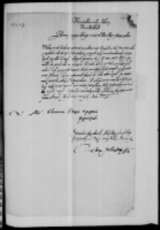 Listy do Jacka Młodziejowskiego podskarbiego koronnego od Karnkowskiego Stanisławs arcybiskupa gnieźnieńskiego