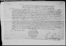 Mandat Zygmunta III do frochtarzy i kupców o nieskładanie i nieprzedawanie soli po komorach krakowskich