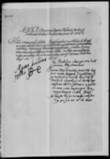 List Anny do panny Myśliwskiej 1596