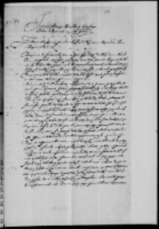 List nieznanego nadawcy do Jana Zamoyskiego oraz "Rationes dla ktorych Dmitr Carewicz Moskiewski rusza się do Moskwy"