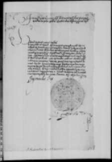 Egzempcja Zygmunta III dla Krzysztofa Radziwiłła 1605