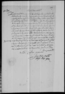 List Jana Firleja do Jacka Młodziejowskiego