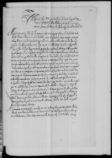 Aprobata testamentu Jana Bieleckiego przez króla 1608