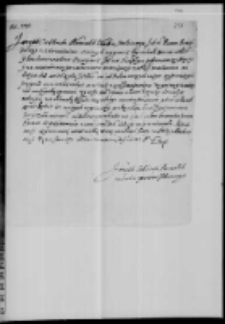 Uniwersał Józefa Cieklińskiego 1612