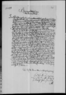 List przedstawicieli szlachty do Krzysztofa Radziwiłła 1612
