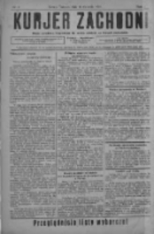 Kurjer Zachodni: pismo narodowe, bezpartyjne dla rodzin polskich na kresach zachodnich 1928.01.11 R.4 Nr3