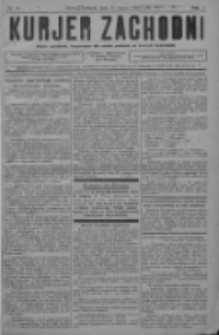 Kurjer Zachodni: pismo narodowe, bezpartyjne dla rodzin polskich na kresach zachodnich 1928.03.10 R.4 Nr20