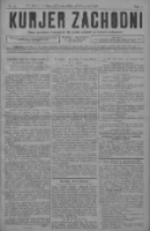 Kurjer Zachodni: pismo narodowe, bezpartyjne dla rodzin polskich na kresach zachodnich 1928.03.17 R.4 Nr22