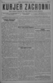 Kurjer Zachodni: pismo narodowe, bezpartyjne dla rodzin polskich na kresach zachodnich 1928.05.05 R.4 Nr36