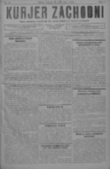 Kurjer Zachodni: pismo narodowe, bezpartyjne dla rodzin polskich na kresach zachodnich 1928.05.16 R.4 Nr39