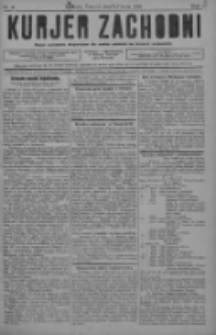 Kurjer Zachodni: pismo narodowe, bezpartyjne dla rodzin polskich na kresach zachodnich 1928.05.23 R.4 Nr41