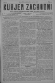Kurjer Zachodni: pismo narodowe, bezpartyjne dla rodzin polskich na kresach zachodnich 1928.06.27 R.4 Nr51