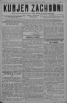 Kurjer Zachodni: pismo narodowe, bezpartyjne dla rodzin polskich na kresach zachodnich 1928.07.04 R.4 Nr53