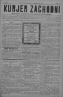 Kurjer Zachodni: pismo narodowe, bezpartyjne dla rodzin polskich na kresach zachodnich 1929.10.05 R.5 Nr80