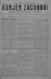 Kurjer Zachodni: pismo narodowe, bezpartyjne dla rodzin polskich na kresach zachodnich 1929.10.12 R.5 Nr82