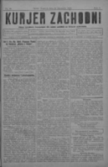 Kurjer Zachodni: pismo narodowe, bezpartyjne dla rodzin polskich na kresach zachodnich 1929.11.30 R.5 Nr96