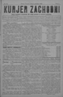 Kurjer Zachodni: pismo narodowe, bezpartyjne dla rodzin polskich na kresach zachodnich 1929.12.11 R.5 Nr99