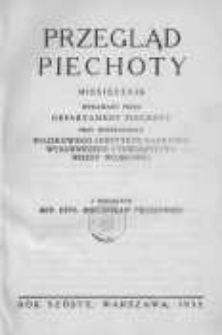Przegląd Piechoty: miesięcznik wydawany przez Departament Piechoty przy współudziale Wojskowego Instytutu Naukowo-Wydawniczego i Towarzystwa Wiedzy Wojskowej 1933 styczeń R.6 Z.1