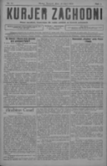 Kurjer Zachodni: pismo narodowe, bezpartyjne dla rodzin polskich na kresach zachodnich 1928.07.18 R.4 Nr57