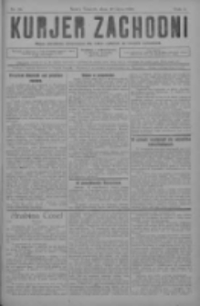 Kurjer Zachodni: pismo narodowe, bezpartyjne dla rodzin polskich na kresach zachodnich 1928.07.25 R.4 Nr59