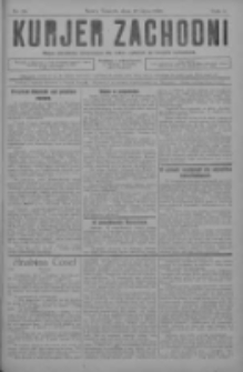 Kurjer Zachodni: pismo narodowe, bezpartyjne dla rodzin polskich na kresach zachodnich 1928.07.25 R.4 Nr59