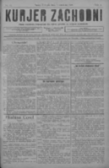 Kurjer Zachodni: pismo narodowe, bezpartyjne dla rodzin polskich na kresach zachodnich 1928.09.08 R.4 Nr72