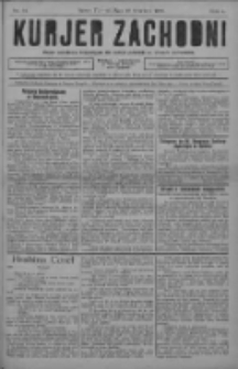 Kurjer Zachodni: pismo narodowe, bezpartyjne dla rodzin polskich na kresach zachodnich 1928.09.15 R.4 Nr74