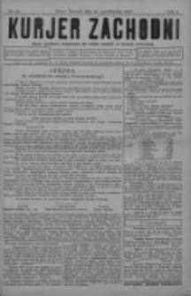 Kurjer Zachodni: pismo narodowe, bezpartyjne dla rodzin polskich na kresach zachodnich 1928.10.27 R.4 Nr86