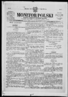 Monitor Polski. Dziennik Urzędowy Rzeczypospolitej Polskiej. 1919.02.12 R.2 nr34