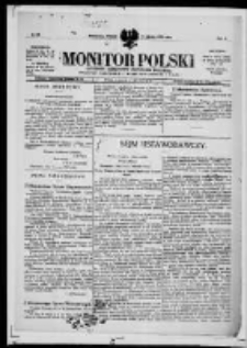 Monitor Polski. Dziennik Urzędowy Rzeczypospolitej Polskiej. 1919.03.11 R.2 nr57