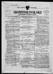 Monitor Polski. Dziennik Urzędowy Rzeczypospolitej Polskiej. 1919.03.17 R.2 nr62
