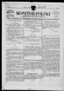 Monitor Polski. Dziennik Urzędowy Rzeczypospolitej Polskiej. 1919.04.26 R.2 nr94
