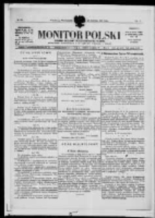 Monitor Polski. Dziennik Urzędowy Rzeczypospolitej Polskiej. 1919.04.28 R.2 nr95