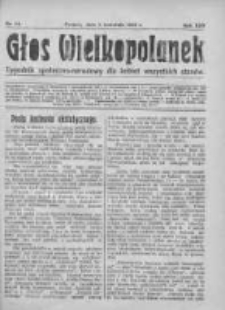 Głos Wielkopolanek: tygodnik społeczno-narodowy dla kobiet wszystkich stanów 1922.04.02 R.15 Z.14