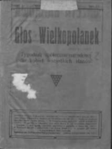 Głos Wielkopolanek: tygodnik społeczno-narodowy dla kobiet wszystkich stanów 1923.01.07 R.16 Z.1