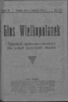 Głos Wielkopolanek: tygodnik społeczno-narodowy dla kobiet wszystkich stanów 1923.06.03 R.16 Z.22
