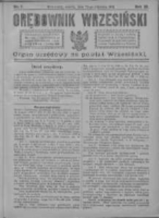 Orędownik Wrzesiński 1921.01.22 R.3 Nr7