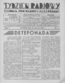 Tydzień Radjowy. 1931 R.5 nr4