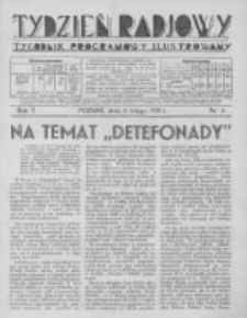 Tydzień Radjowy. 1931 R.5 nr6