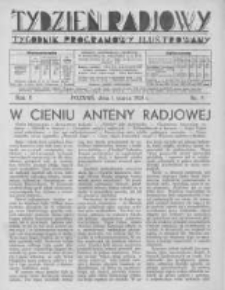 Tydzień Radjowy. 1931 R.5 nr9