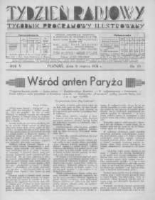 Tydzień Radjowy. 1931 R.5 nr10