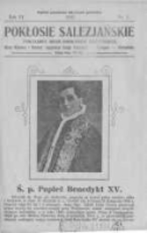 Pokłosie Salezjańskie. 1922 R.6 nr1