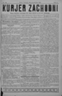 Kurjer Zachodni: pismo narodowe, bezpartyjne dla rodzin polskich na kresach zachodnich 1928.12.22 R.4 Nr102