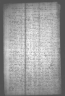 Raport Michała Sokolnickiego podpłk do Mokronowskiego Stanisława komendanta Warszawy 22.04. 1794