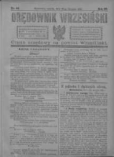 Orędownik Wrzesiński 1921.08.13 R.3 Nr64