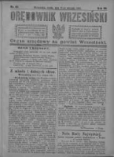 Orędownik Wrzesiński 1921.08.17 R.3 Nr65