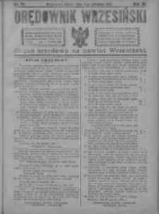Orędownik Wrzesiński 1921.09.03 R.3 Nr70