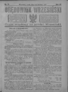 Orędownik Wrzesiński 1921.09.07 R.3 Nr71