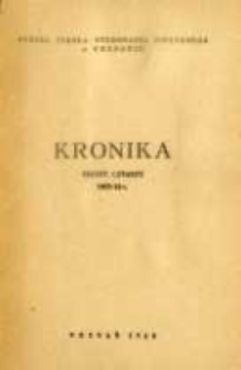 Kronika. Wyższa Szkoła Wychowania Fizycznego w Poznaniu Z.4 1959/60